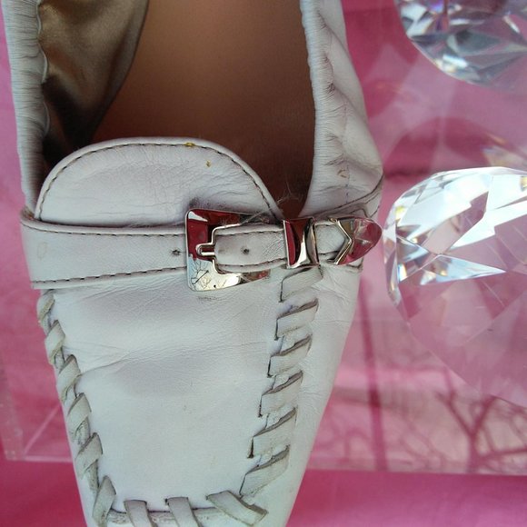 TOD'S GOMMINO DRIVING SHOES IN LEATHER - WHITE 7 - Picture 4 of 5